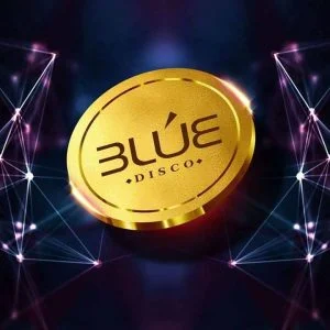 logo blue disco mérida