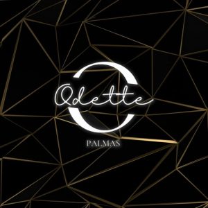 logotipo odette palmas antro